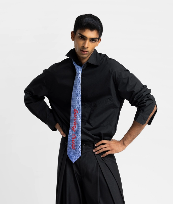 Panelled Shirt