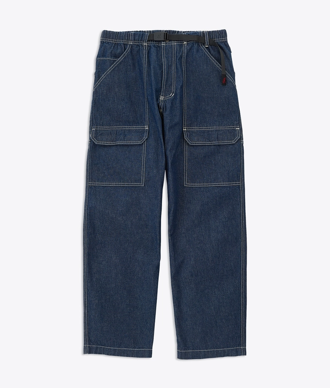 RINSED DENIM EQUIPMENT PANT