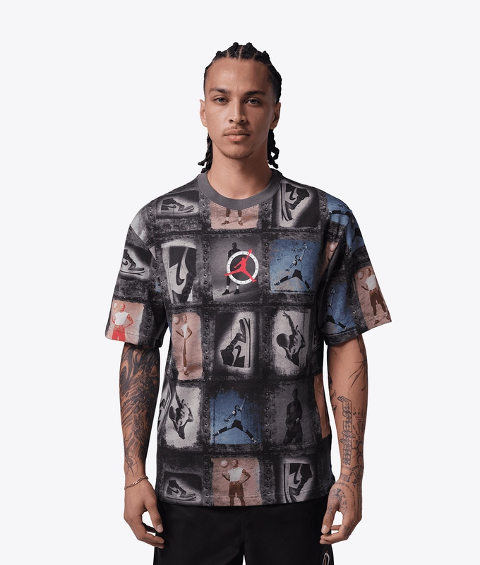FLIGHT CLUB PRINTED CREW TEE