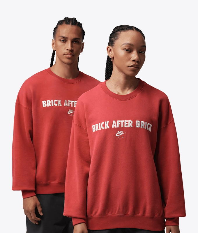 X NIGEL SYLVESTER JORDAN BIKE GRAPHIC FLEECE SWEATSHIRT