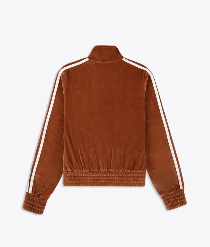 NEW YORK CREST ELIO VELOUR TRACK JACKET