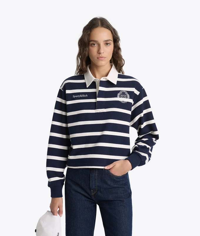 X YALE CREST RUGBY POLO