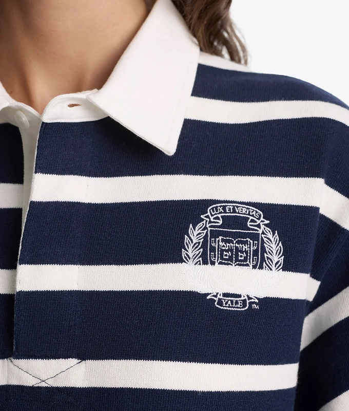 X YALE CREST RUGBY POLO