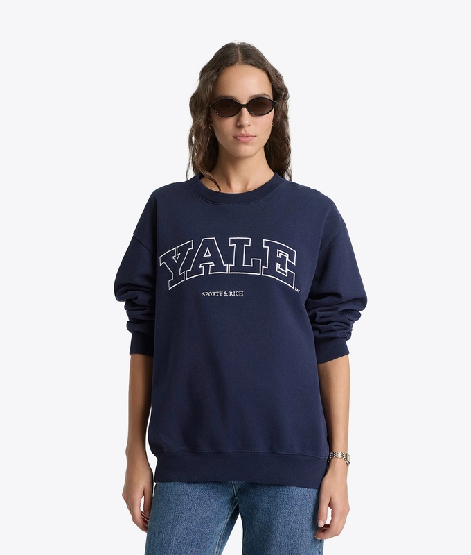 X YALE IVY CREWNECK SWEATSHIRT