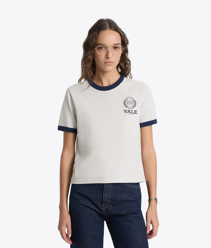 X YALE CREST RINGER T-SHIRT