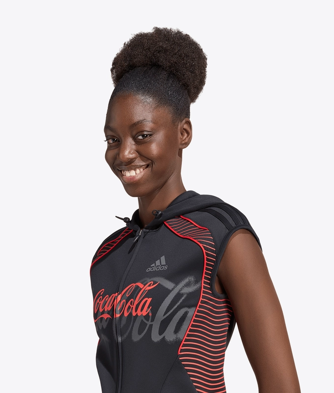 X COCA COLA HOODED TOP