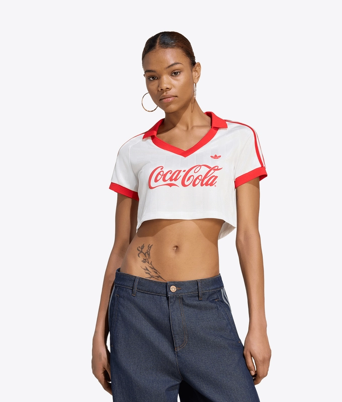 X COCA COLA CROPPED JERSEY