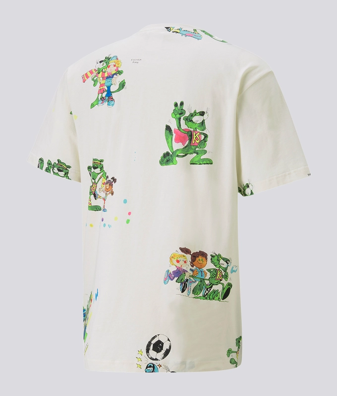 x KIDSUPER AOP Tee 'Whisper White-AOP'