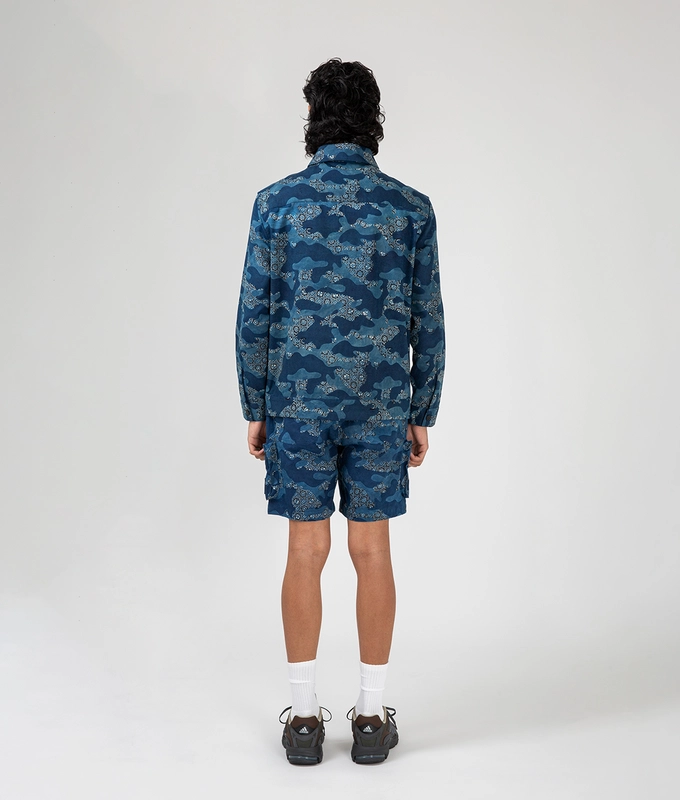 Ajrakh Camo Shacket