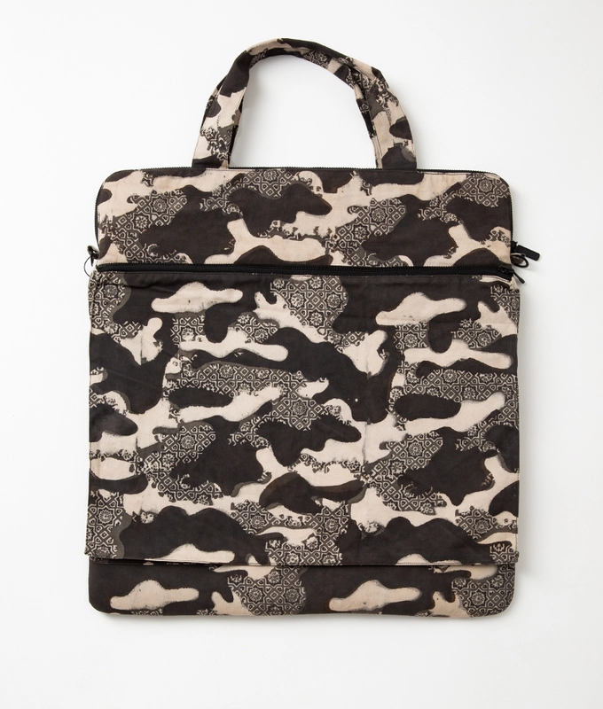 Ajrakh Camo Utility Bag