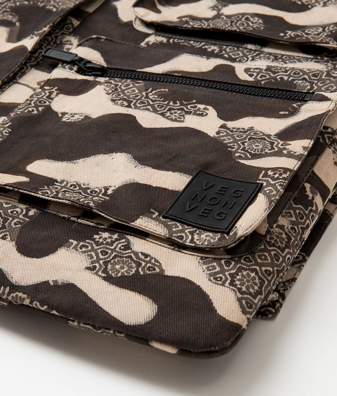 Ajrakh Camo Utility Bag