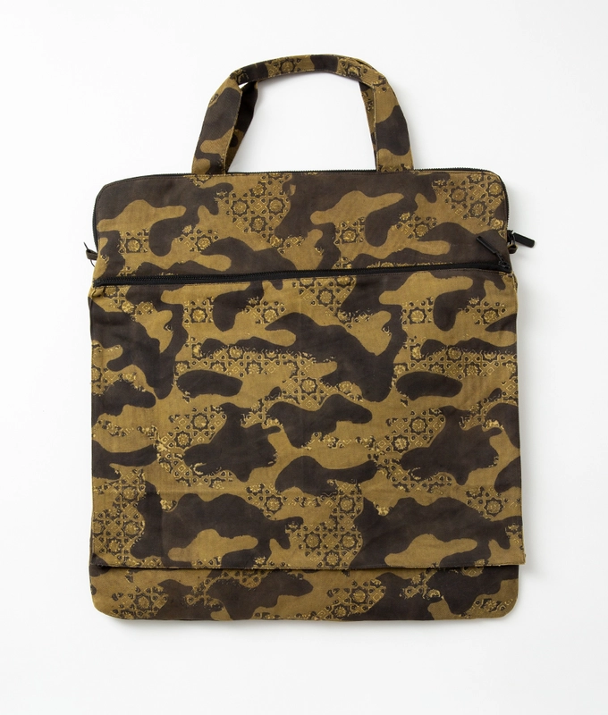 Ajrakh Camo Utility Bag