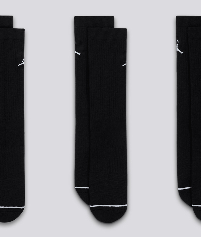 Jordan Everyday Cushioned Poly Crew Socks 3 Pairs