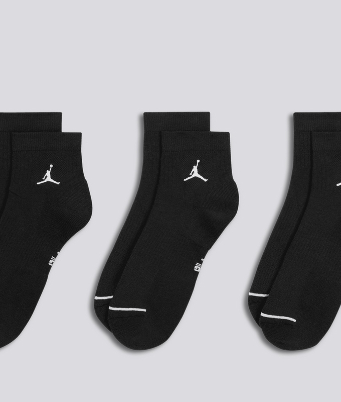 Everyday Cushioned Poly Ankle Socks 3 Pairs