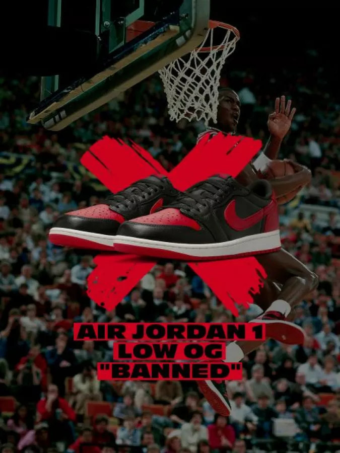 Air Jordan 1 Low OG Banned: From NBA Controversy to Global Sneaker Fame