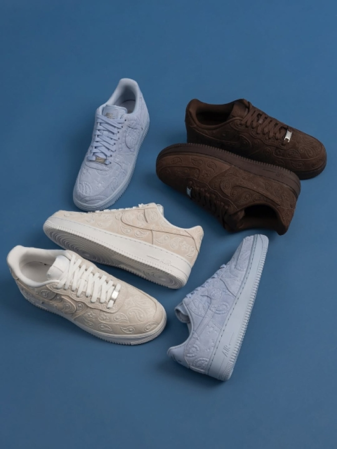 From Indian Textiles to Streetwear: The Story of Paisley on Nike Air Force 1 Shoes